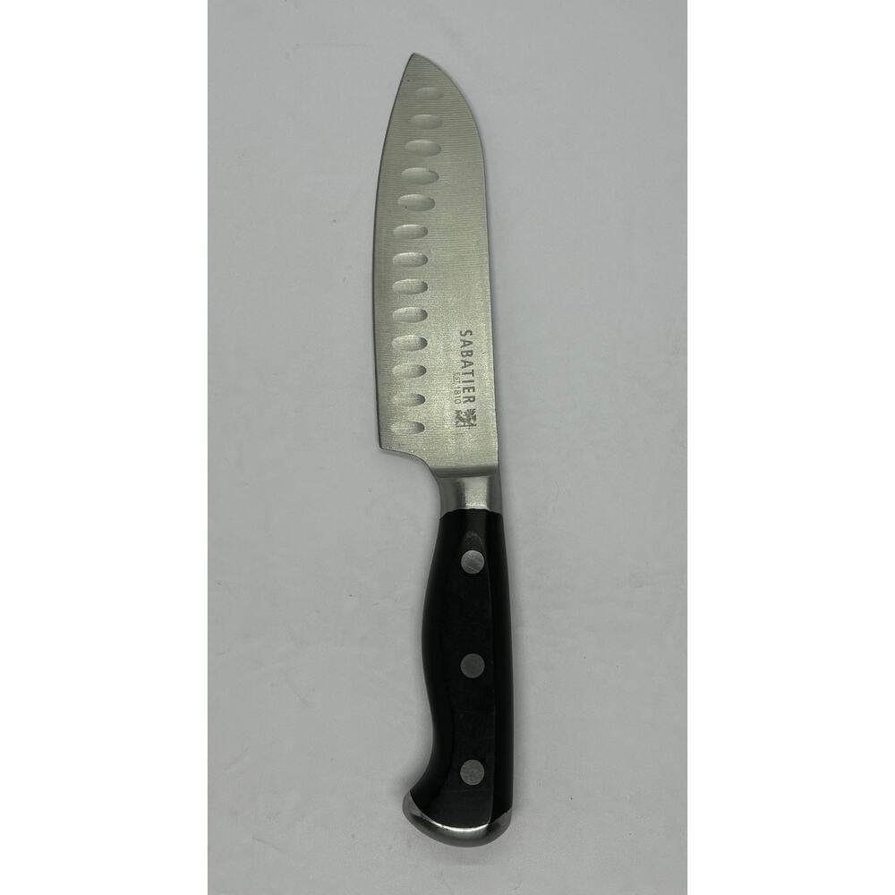 Sabatier Professional 9.5” Chef’s Knife Black Handle With Three Rivets